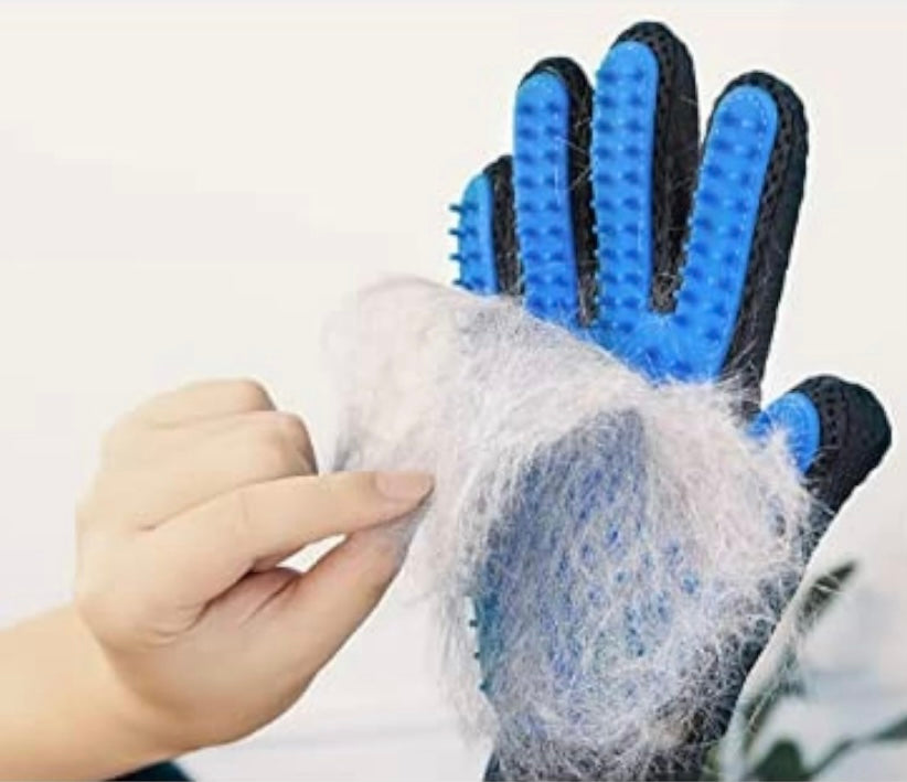 pet grooming gloves